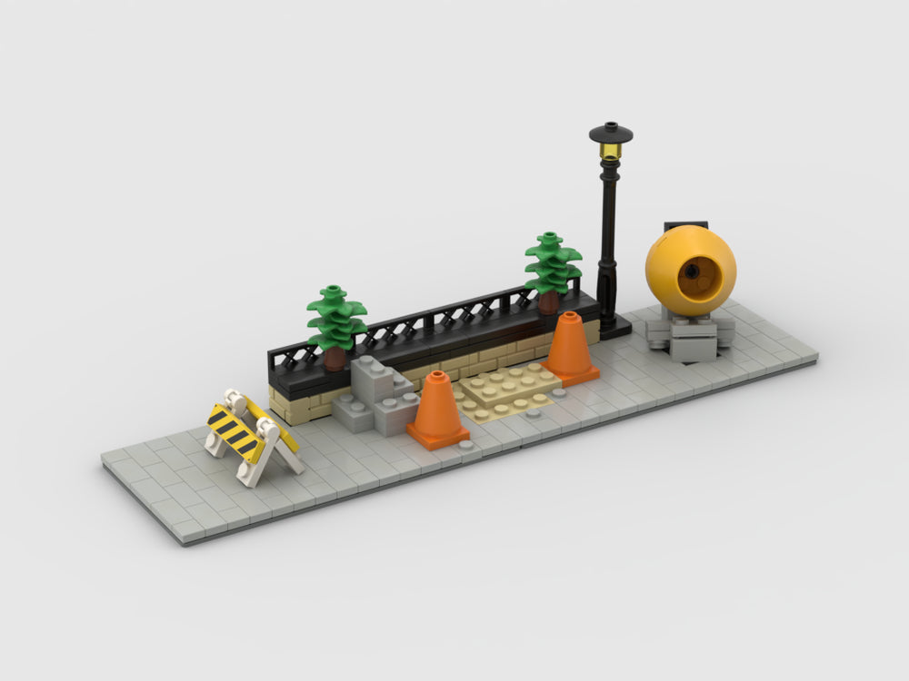 Modular Corner Sidewalk Work| Turn Every Modular Model Into A Corner