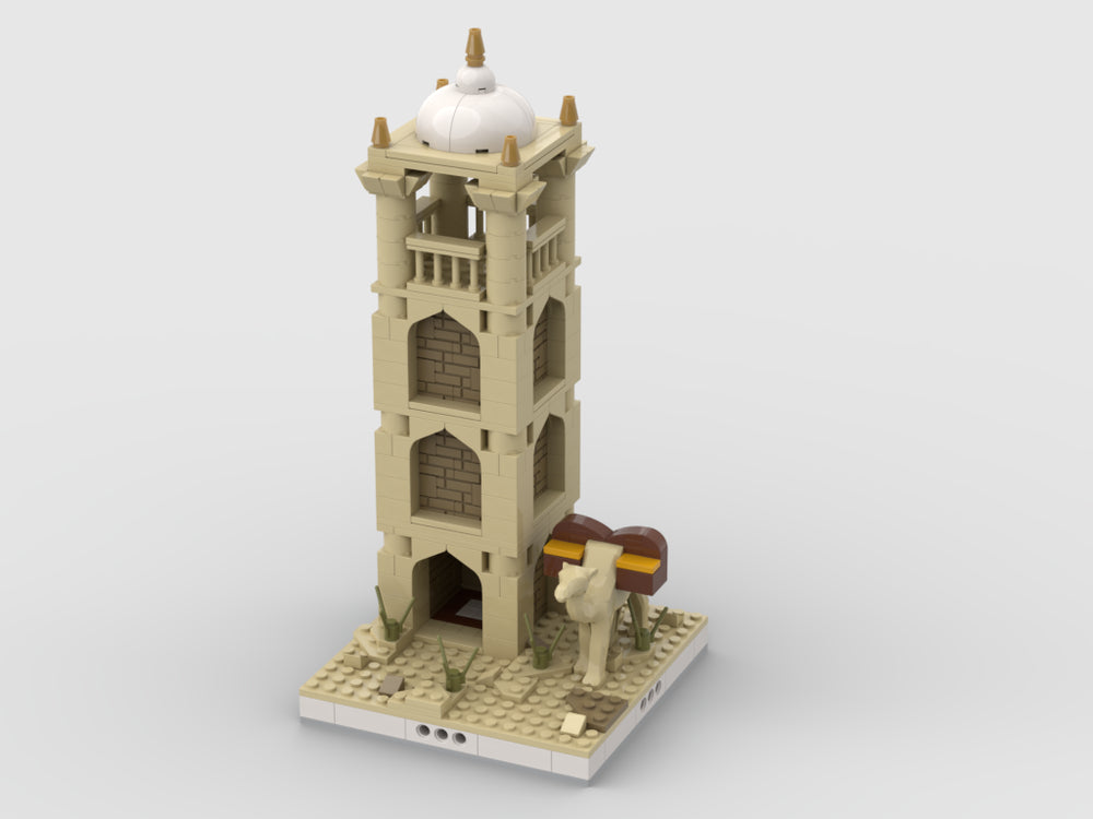 Desert Tower #2 For A Modular Desert Village