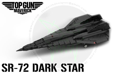 MOC-165016-1: SR-72 DARKSTAR | TOP GUN Maverick - 1:35 Scale