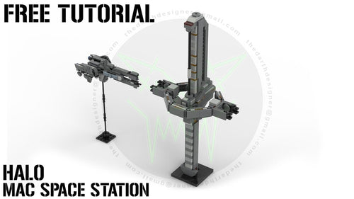 HALO Mac Cannon Space Station | 1:3500 Scale