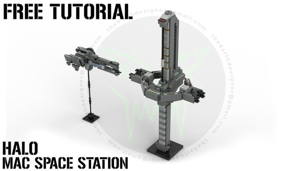 HALO Mac Cannon Space Station | 1:3500 Scale