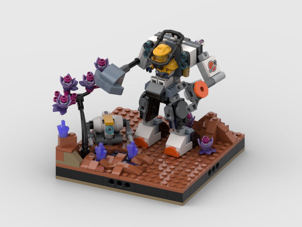 Display For Set 60428 - Space Construction Mech