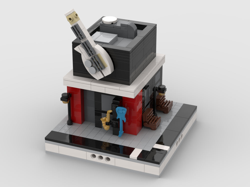 Music Shop For A Mini Modular City