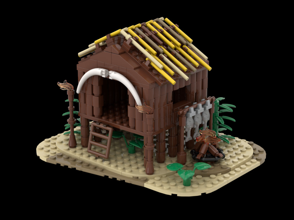 MOC-75850-1: Wooden Hut