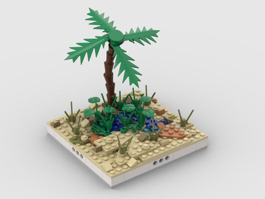 Desert Oasis For A Modular Desert Village