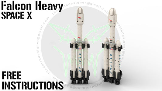 SPACE X | Falcon Heavy - 1:300 Scale