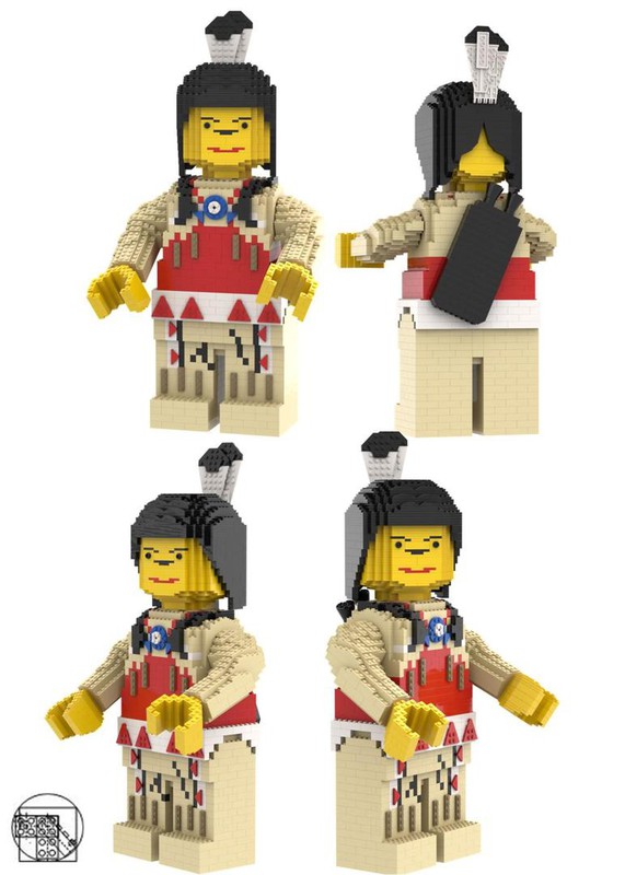 Maxi Figure Red Indians With Quiver