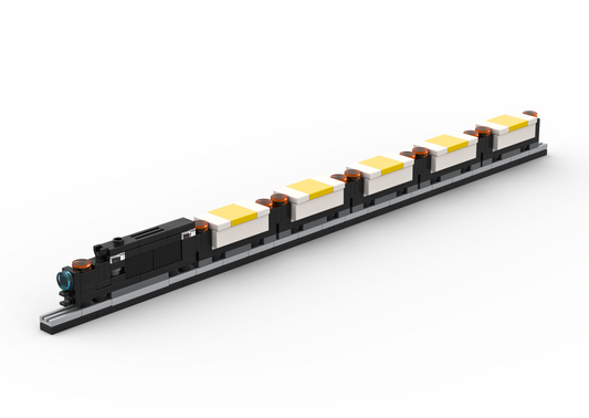 Micro Nuclear Waste Transportation Train