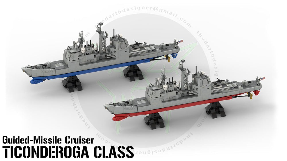 Ticonderoga Class Cruiser - 1:300 Scale