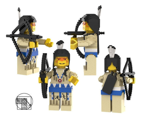 Maxi Figure Indians With Bow And Quiver