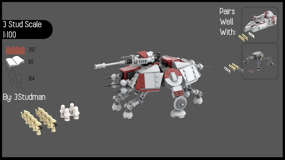 3 Stud Scale AT-TE