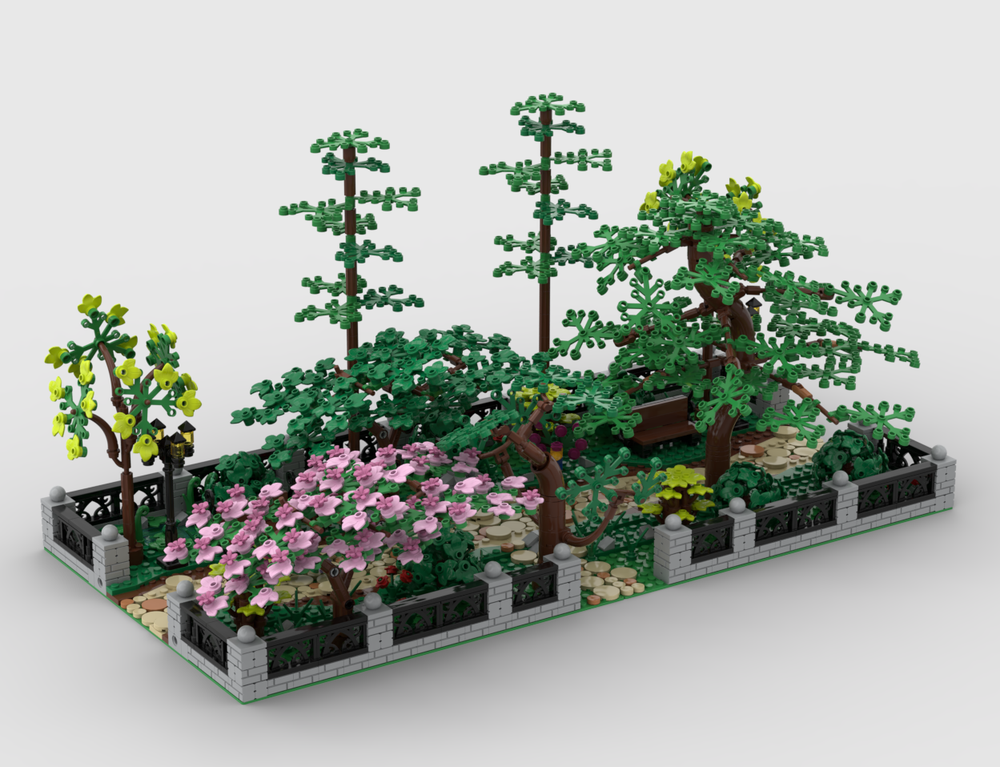 Modular Park With Trees