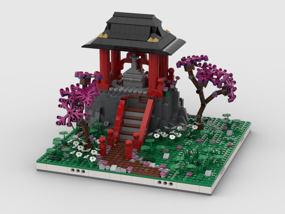 Chinese Temple Diorama