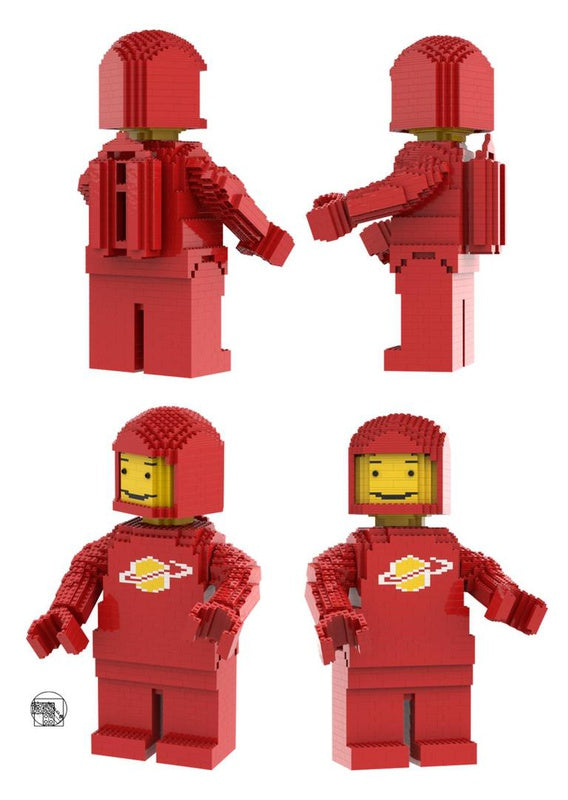 MOC-135896-1: Maxi Figure Red Space Man