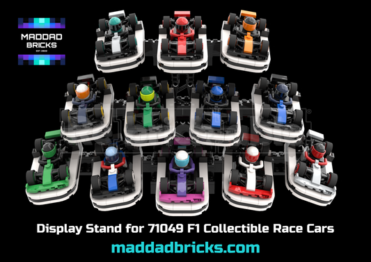 Display Stand For 71049 F1 Collectible Race Cars