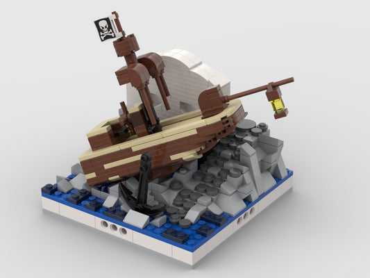 MOC-32296-1: Shipwreck On Skull Island