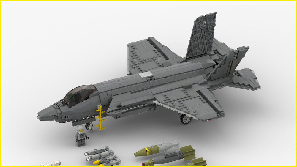 Lockheed Martin F-35 A (Airforce Variant) Lightning II | 1:34 Scale