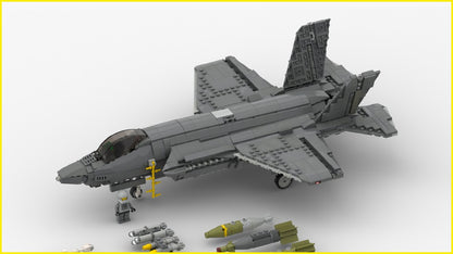 Lockheed Martin F-35 A (Airforce Variant) Lightning II | 1:34 Scale