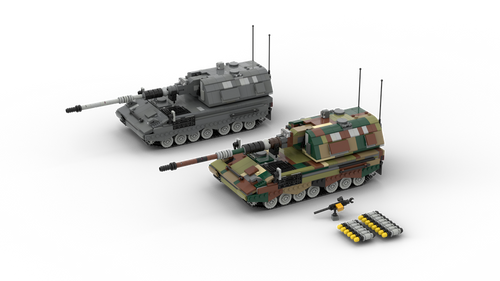 Pzh-2000 Self-Propelled Howitzer | 1:33 Minifig Scale