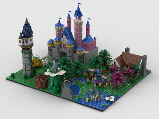 MOC-69795-1: Modular Fairy Tale world | Build from 17 MOCs