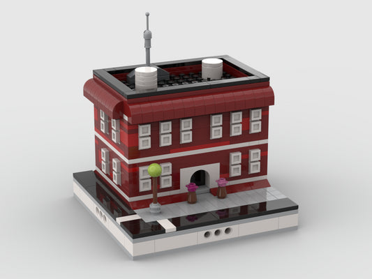 MOC-31589-1: Red House For Modular City