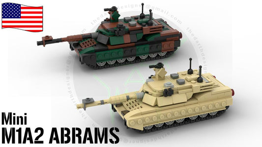 Mini M1A2 ABRAMS Tank | MBT - 1:70 Scale