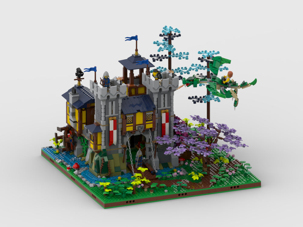 48X48 Display For Set 31120 Medieval Castle