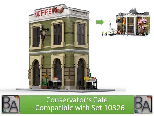 MOC-163085-1: Conservator's Cafe - Compatible With Set 10326