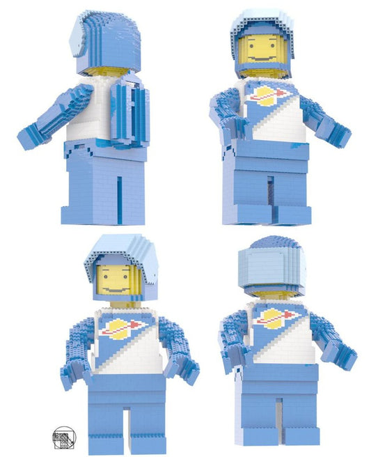 Maxi Figure Space Man Blue And White