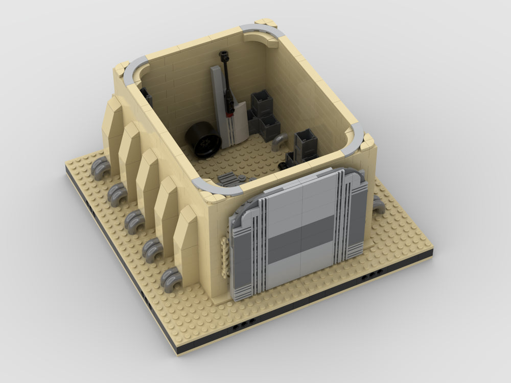 Desert Spaceship Garage #15 For A Modular Tatooine