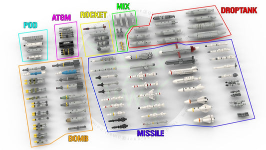 MOC-67479-1: Aircraft WEAPON PACK | 1:35 Scale