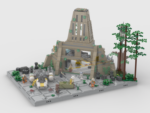 Yavin 4 Rebel Base - Display For Set 75365