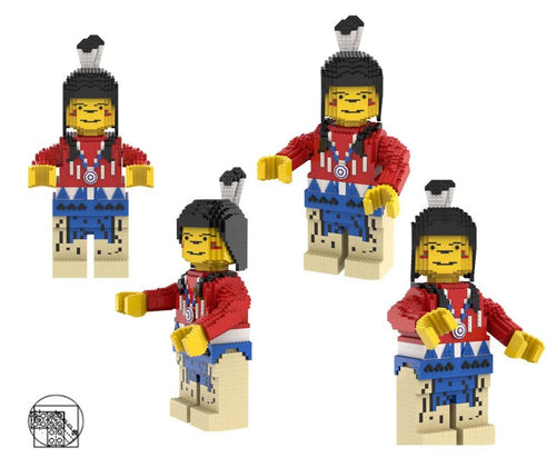 Maxi Figure Indians With Red Torso