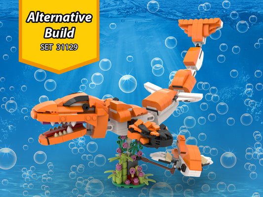 MOC-102959-1: Mosasaur 31129 Alternative Build