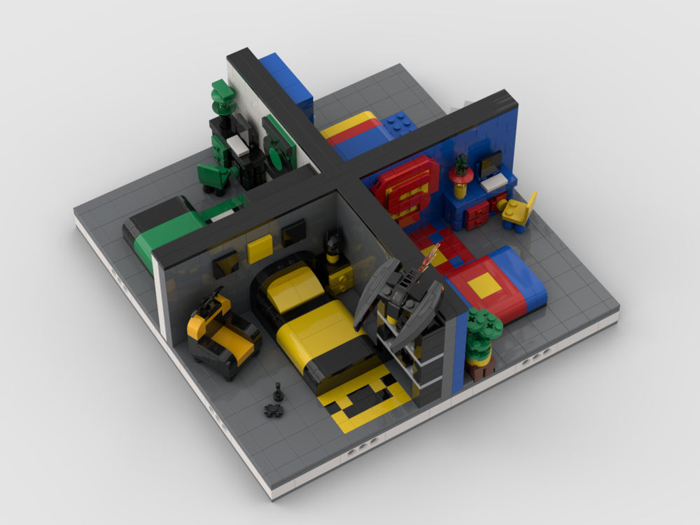 Super Heroes Room Design | Build From 4 Models