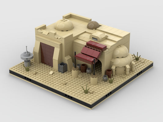 MOC-55298-1: Desert Pub #4 For A Modular Tatooine