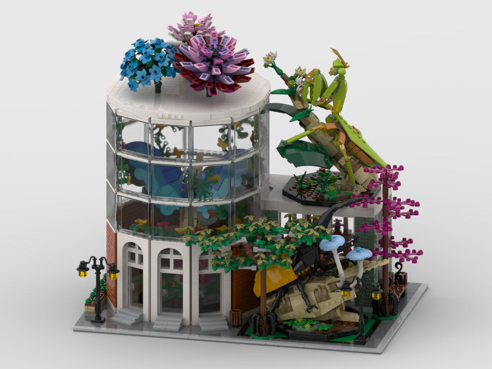 Modular Botanical Museum + Display For Set 21342 The Insect Collection