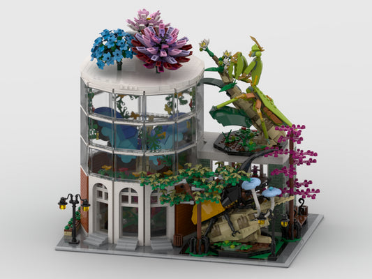 MOC-166062-1: Modular Botanical Museum + Display For Set 21342 The Insect Collection