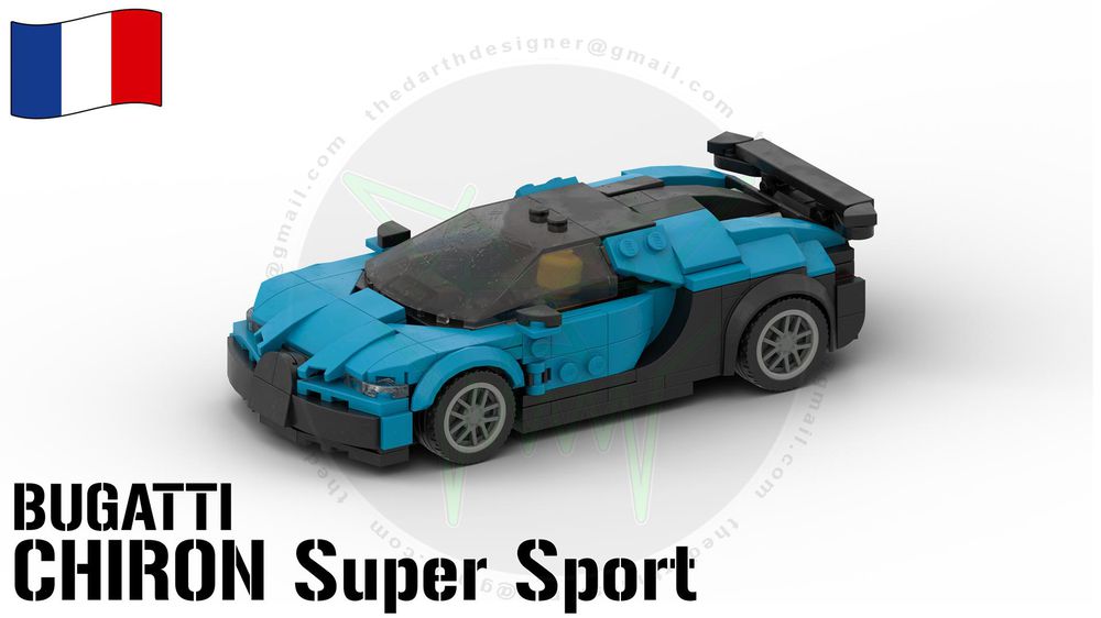 MOC-165740-1: BUGATTI CHIRON Pur Sport - 1:35 Scale