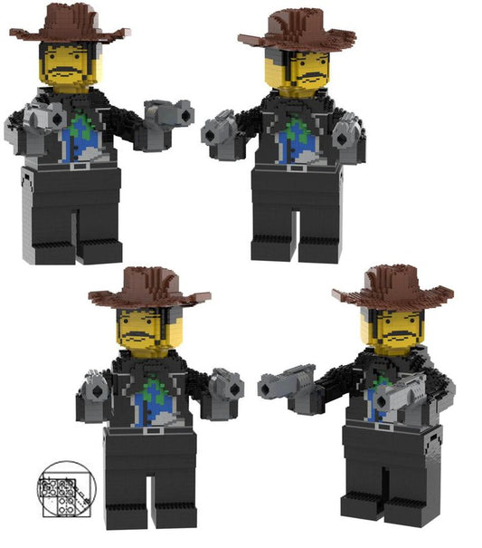 Maxi Figure Black Western Bandit