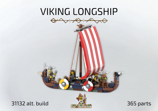 MOC-172954-1: Viking Longship (Fitting To 21343)