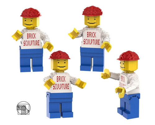 Maxi Figure Bricksculpture Worker