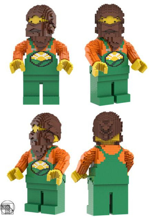 MOC-175977-1: Maxi Figure Farmer With Beard