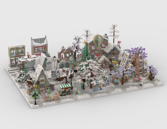 Winter Village - Display Package For Sets: 10325, 40602, 40603, 10308, 10339, 40564, 40573, 10293, 10275, 40424, 40416, 10267