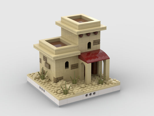 Desert House #9 For A Modular Desert Village