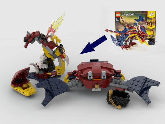 MOC-39762-1: 31102 Sea Creatures Alternative Build