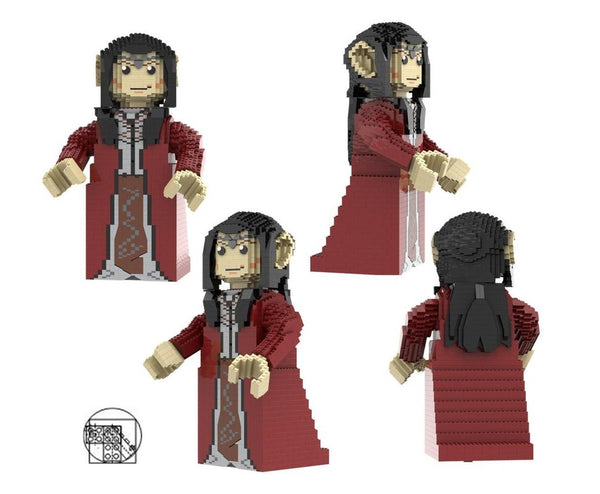 Maxifigure Elrond With Dark Red Robe