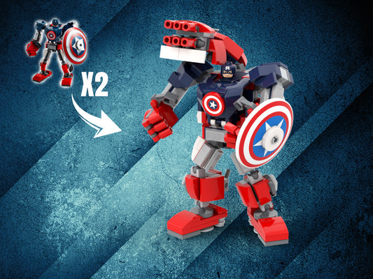 MOC-118888-1: Captain America Mech Armor Upgrade