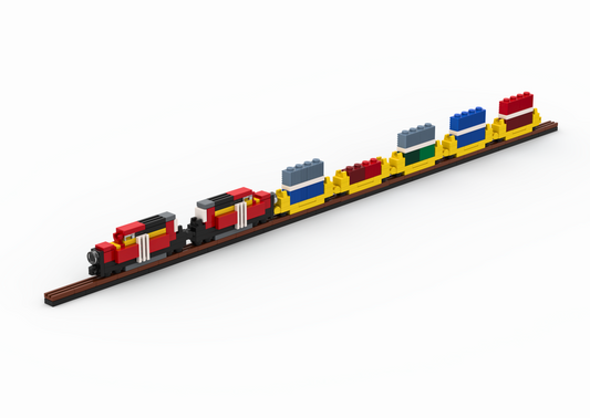 Micro Double Stack Cargo Train