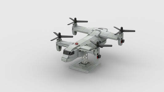 MOC-91112-1: Bell Boeing V-44 Quad TiltRotor | 1:100 - FREE TUTORIAL